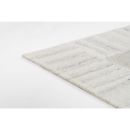 Contemporary Rectangle Area Rug, Grey, 3'6" X 5'6"