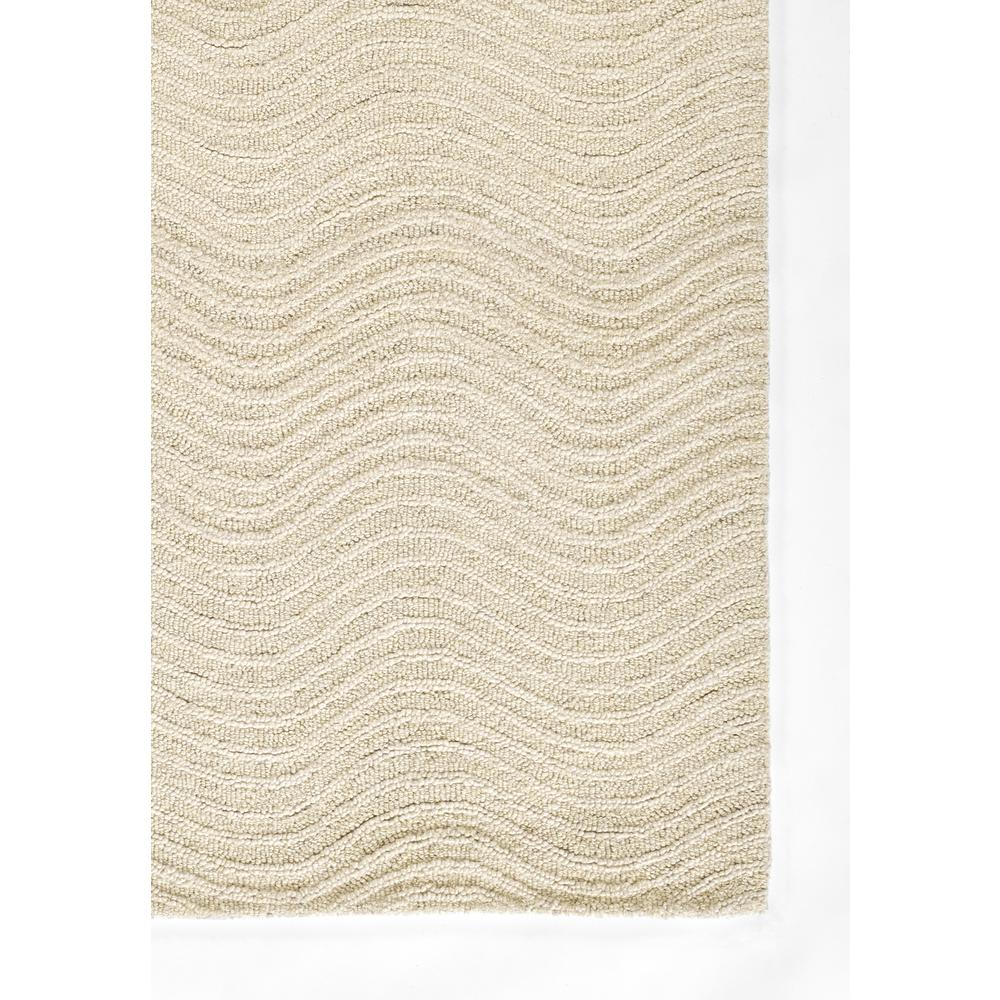 Contemporary Rectangle Area Rug, Ivory, 3'6" X 5'6"