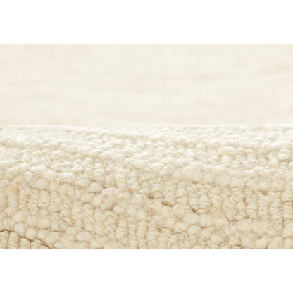 Contemporary Rectangle Area Rug, Ivory, 3'6" X 5'6"