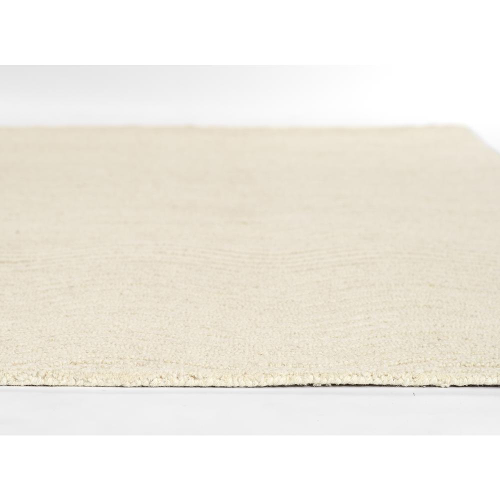 Contemporary Rectangle Area Rug, Ivory, 3'6" X 5'6"