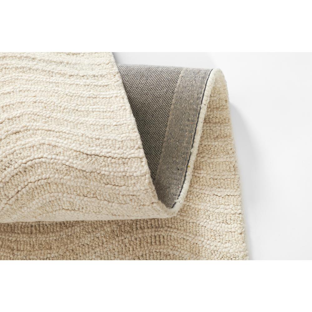 Contemporary Rectangle Area Rug, Ivory, 3'6" X 5'6"