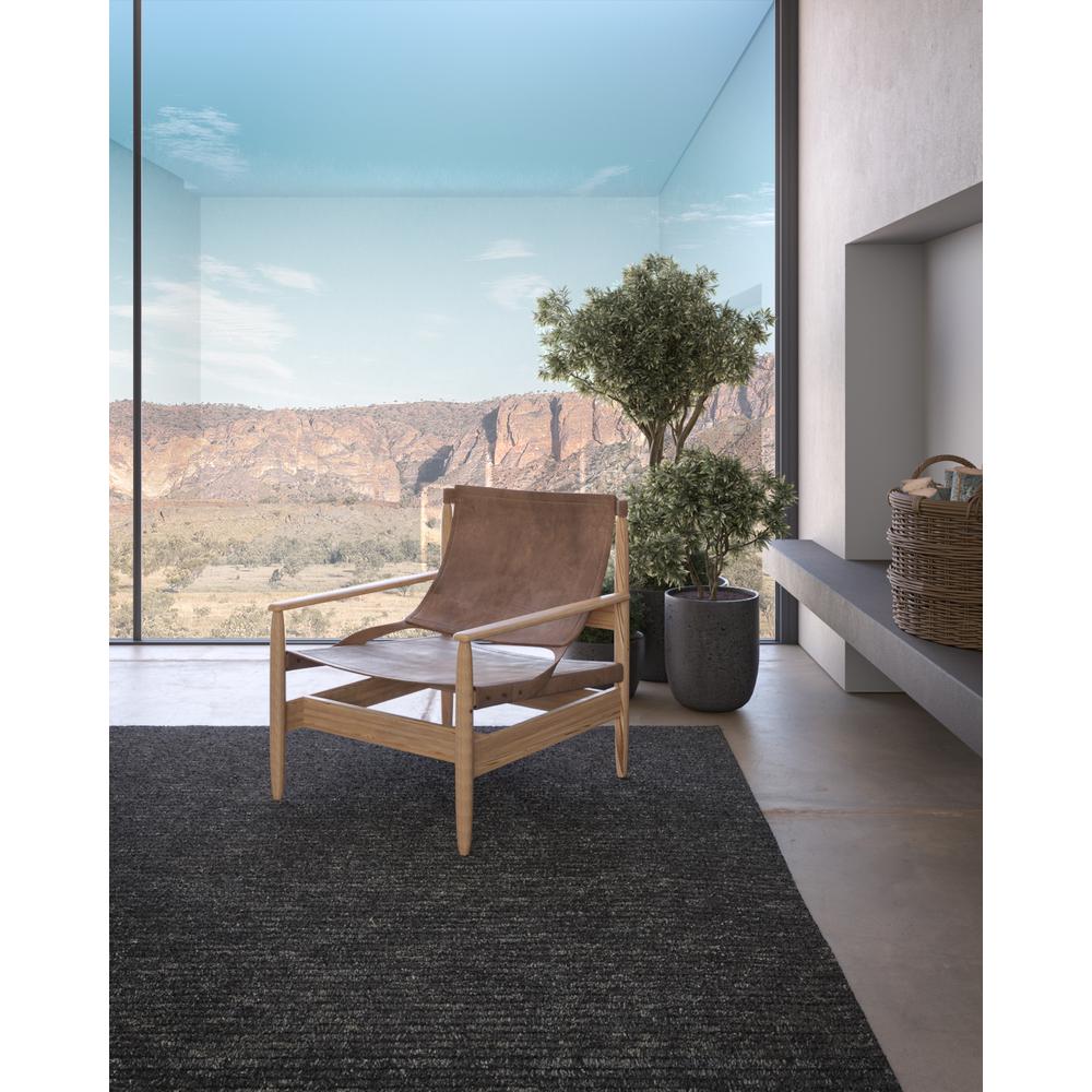 Transitional Rectangle Area Rug, Charcoal, 5' X 8'
