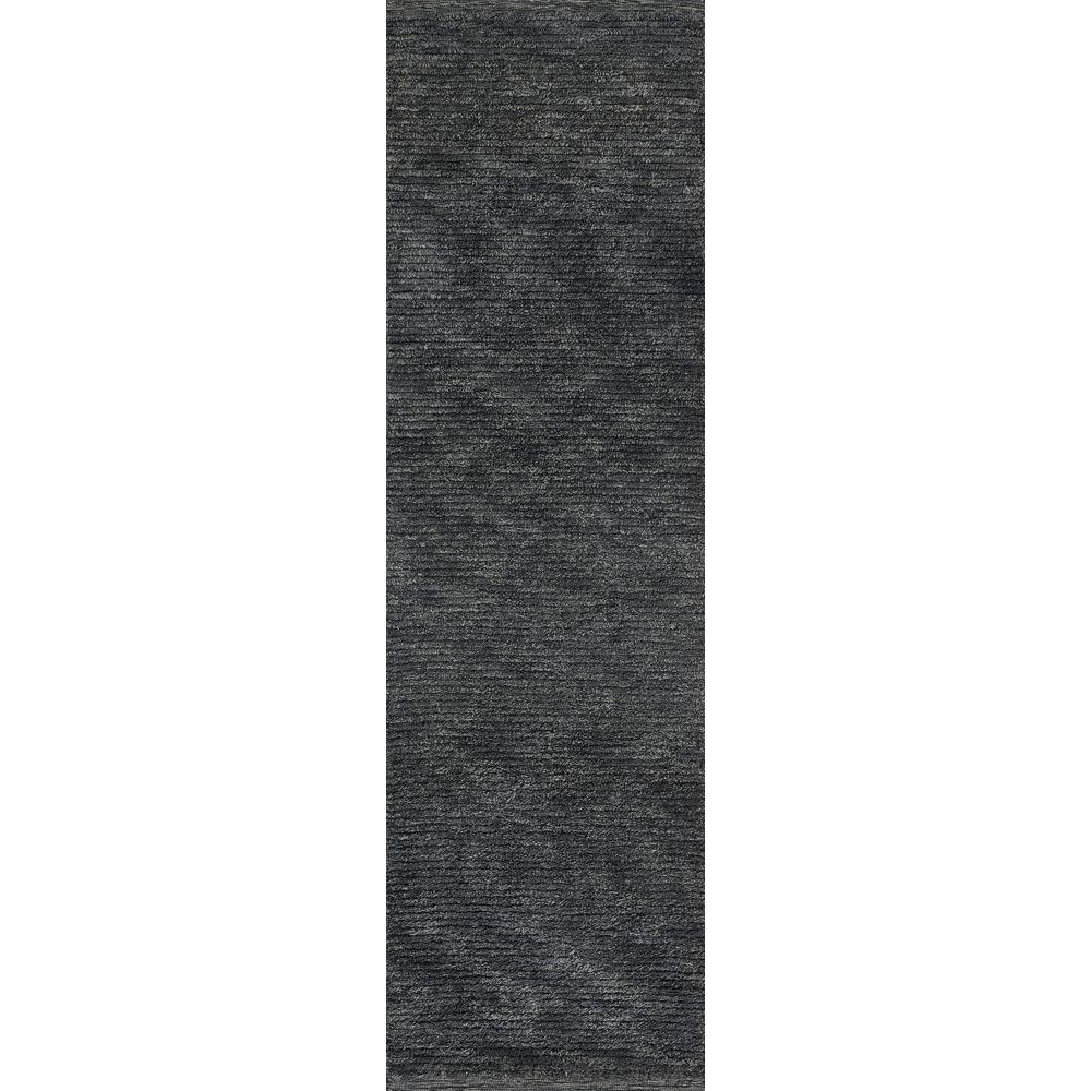 Transitional Rectangle Area Rug, Charcoal, 5' X 8'
