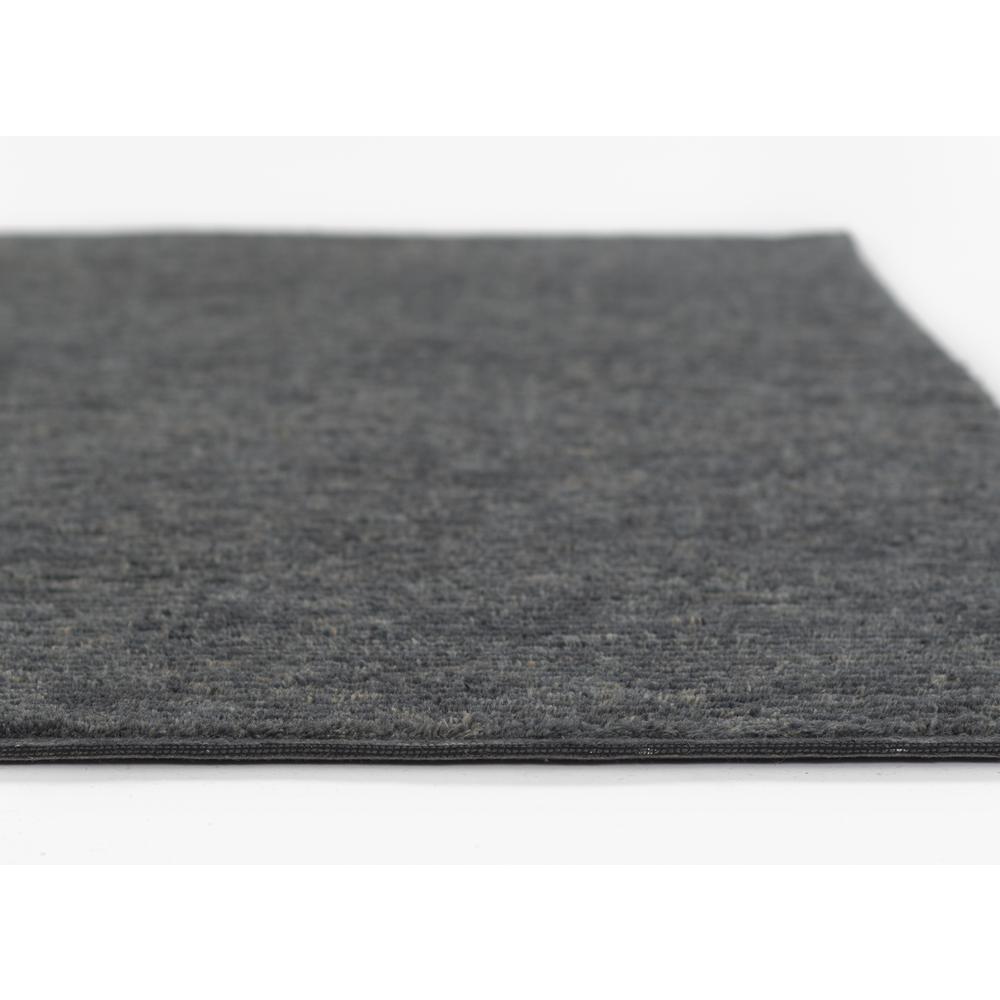 Transitional Rectangle Area Rug, Charcoal, 5' X 8'