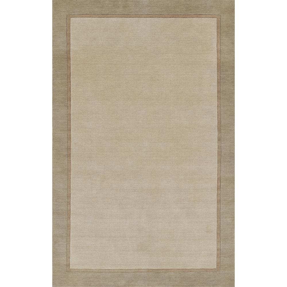 Contemporary Rectangle Area Rug, Taupe, 5' X 8'