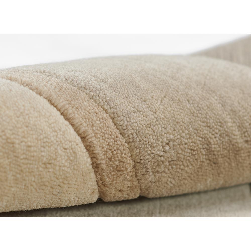 Contemporary Rectangle Area Rug, Taupe, 5' X 8'