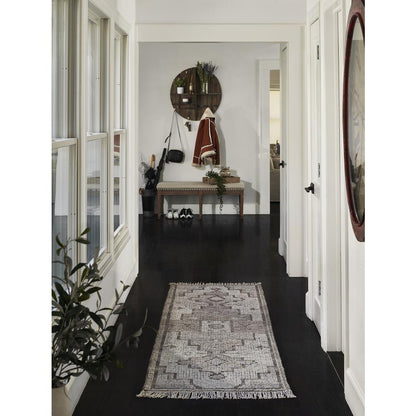 Traditional Runner Area Rug, Natural, 2'3" X 8' Runner