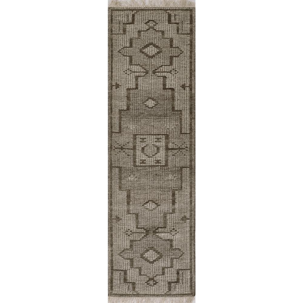 Traditional Runner Area Rug, Natural, 2'3" X 8' Runner