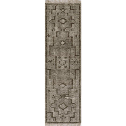 Traditional Runner Area Rug, Natural, 2'3" X 8' Runner