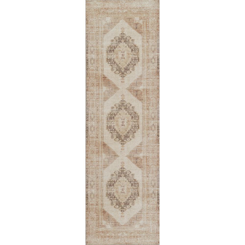 Traditional Rectangle Area Rug, Beige, 4' X 6'