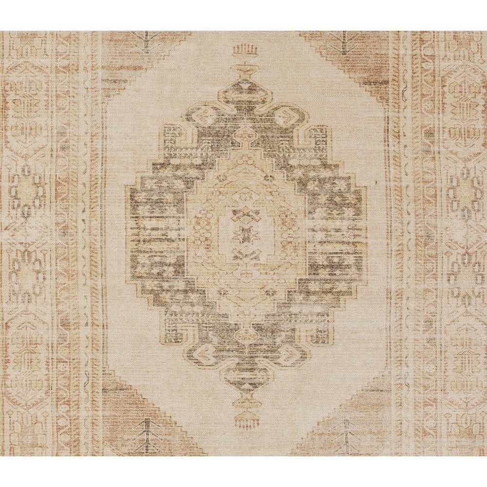 Traditional Rectangle Area Rug, Beige, 4' X 6'