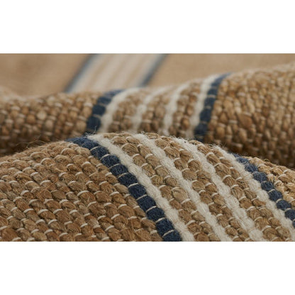 Contemporary Rectangle Area Rug, Blue, 3'6" X 5'6"