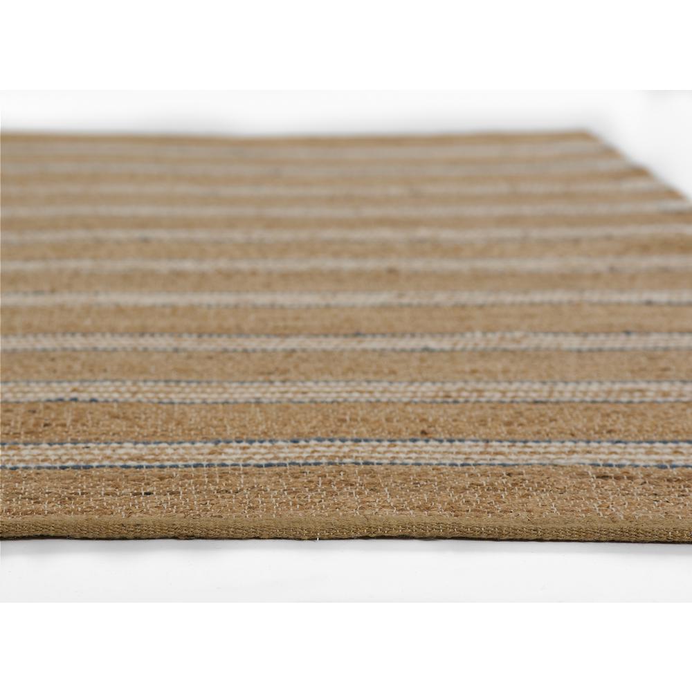 Contemporary Rectangle Area Rug, Blue, 3'6" X 5'6"