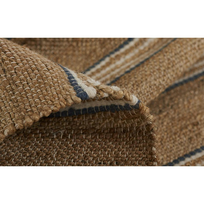 Contemporary Rectangle Area Rug, Blue, 3'6" X 5'6"