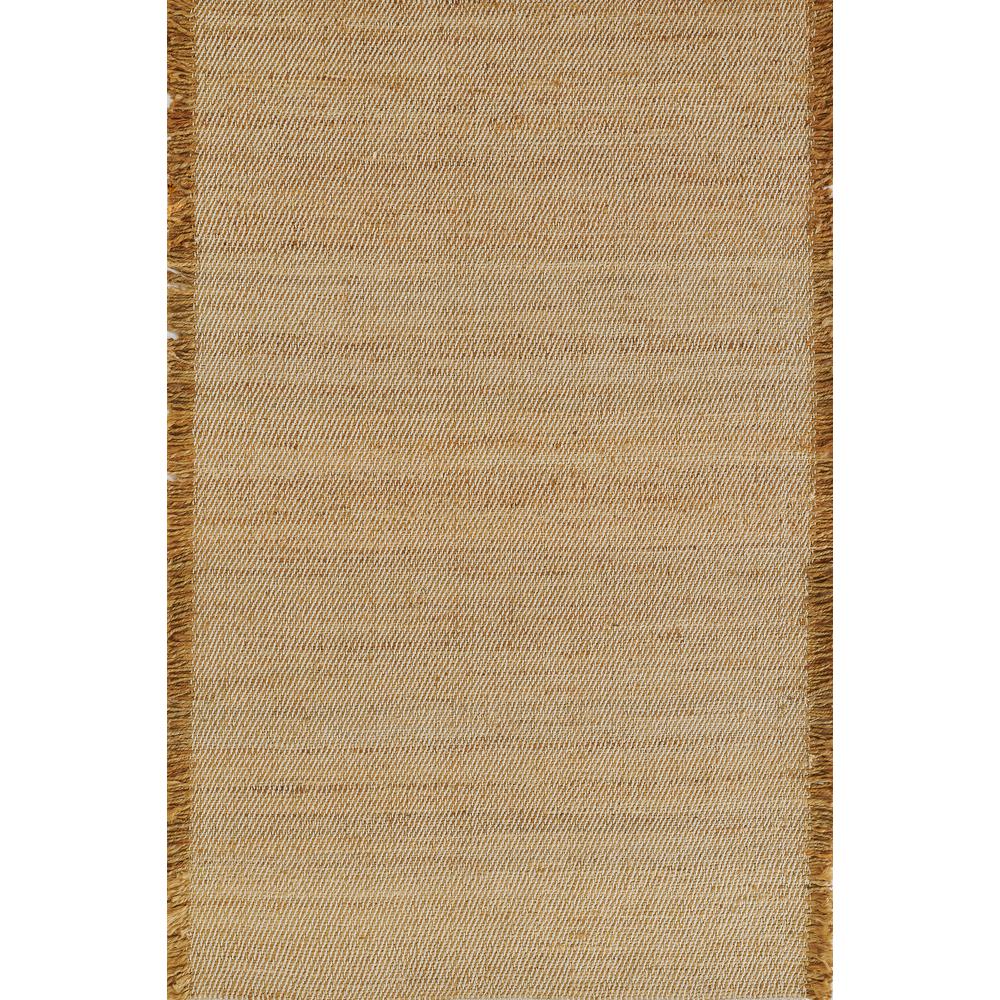 Contemporary Rectangle Area Rug, Natural, 5' X 8'