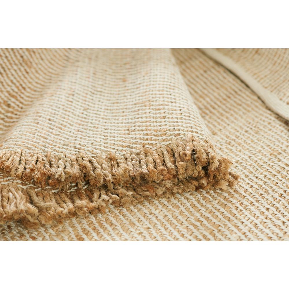 Contemporary Rectangle Area Rug, Natural, 5' X 8'
