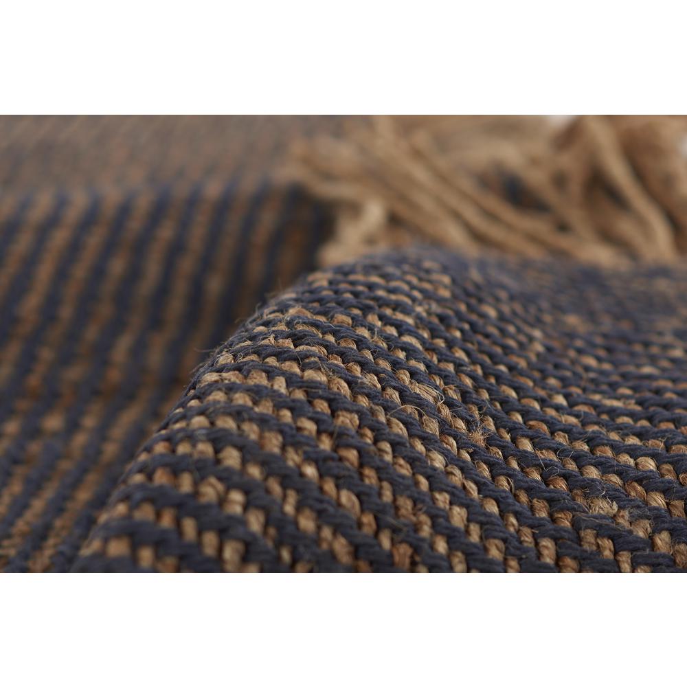 Contemporary Rectangle Area Rug, Blue, 5' X 8'