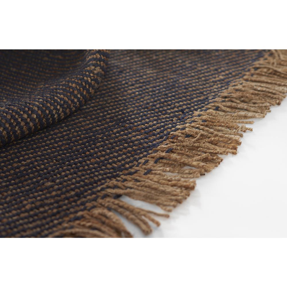 Contemporary Rectangle Area Rug, Blue, 5' X 8'