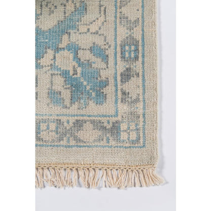 Traditional Rectangle Area Rug, Ivory, 5'6" X 8'6"