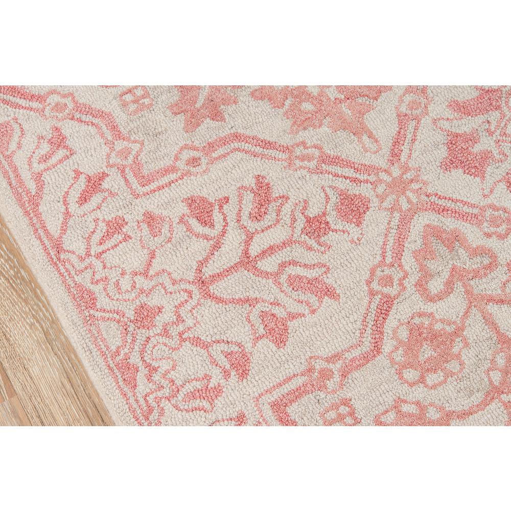 Traditional Rectangle Area Rug, Pink, 3'6" X 5'6"