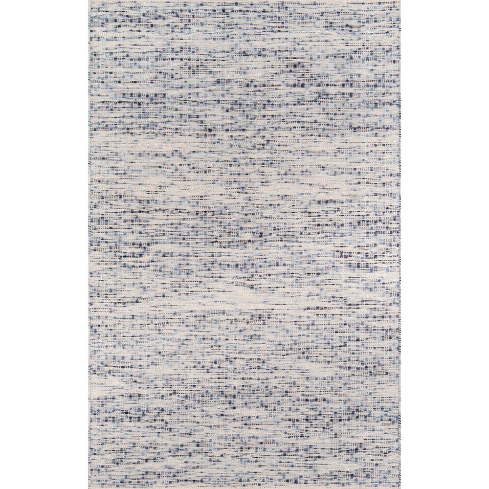 Contemporary Rectangle Area Rug, Blue, 3'9" X 5'9"