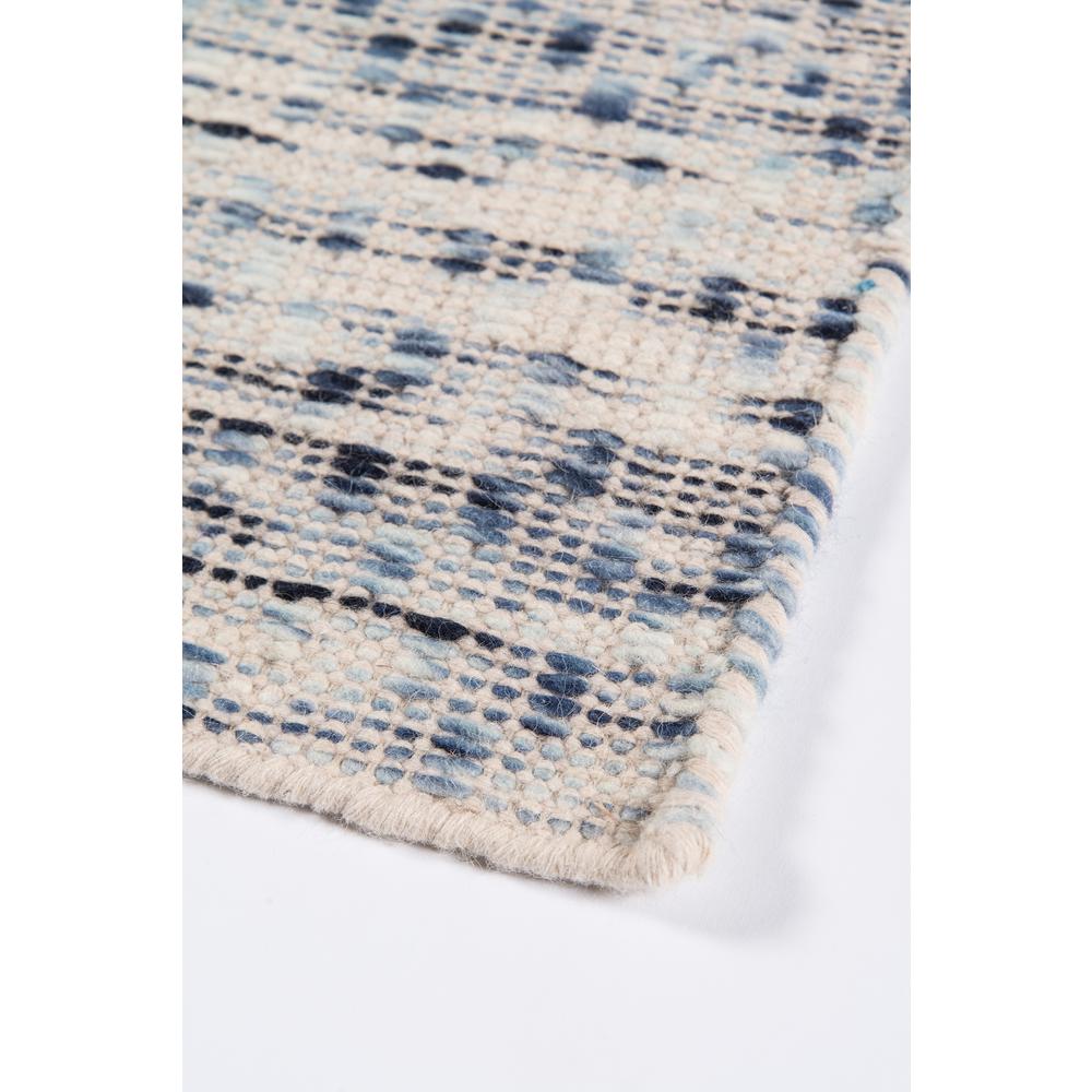 Contemporary Rectangle Area Rug, Blue, 3'9" X 5'9"