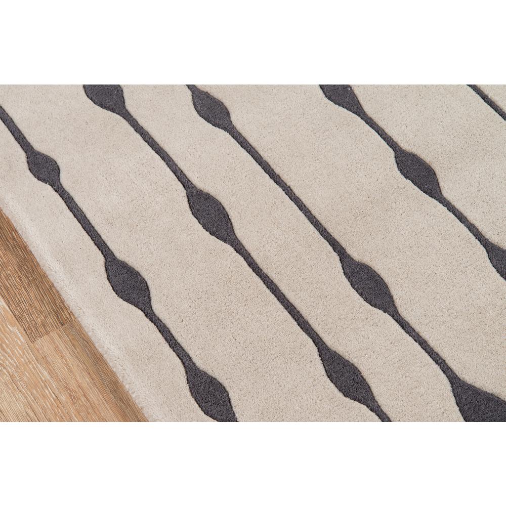 Contemporary Rectangle Area Rug, Grey, 5' X 8'