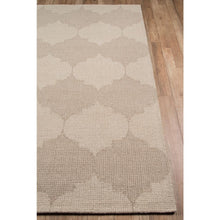 Contemporary Rectangle Area Rug, Beige, 5' X 8'