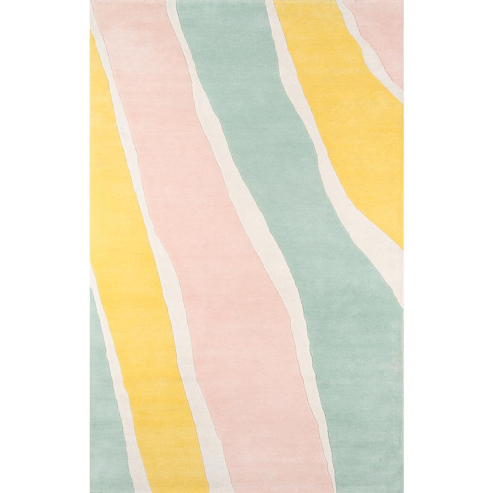 Contemporary Rectangle Area Rug, Multi, 5' X 8'