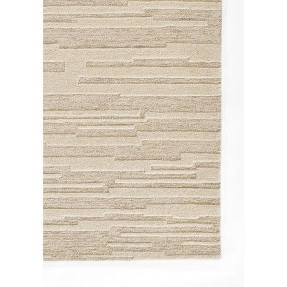 Contemporary Rectangle Area Rug, Taupe, 5' X 8'