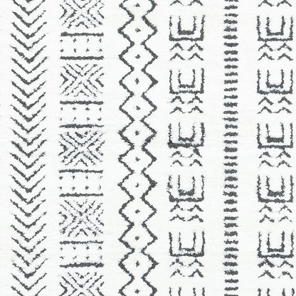 Modern Rectangle Area Rug, Ivory, 2' X 3'