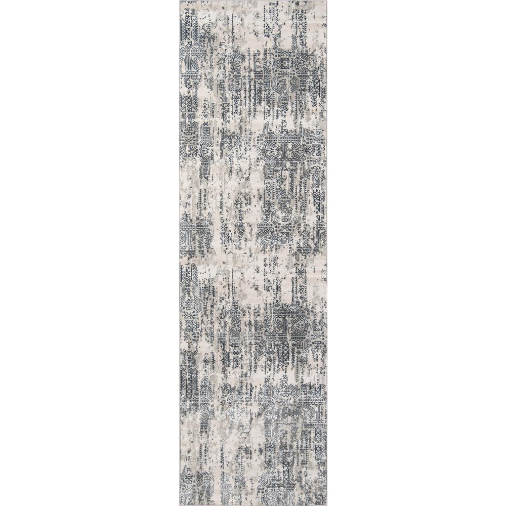 Traditional Rectangle Area Rug, Grey, 3'10" X 5'7"