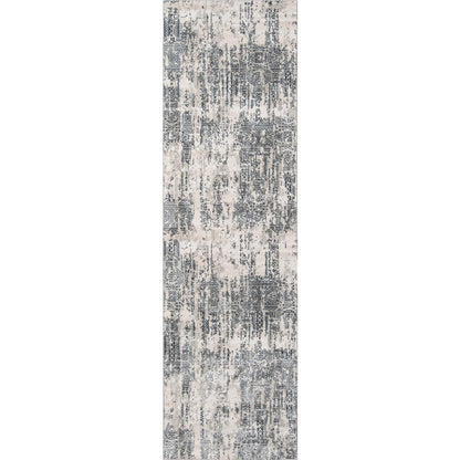 Traditional Rectangle Area Rug, Grey, 3'10" X 5'7"