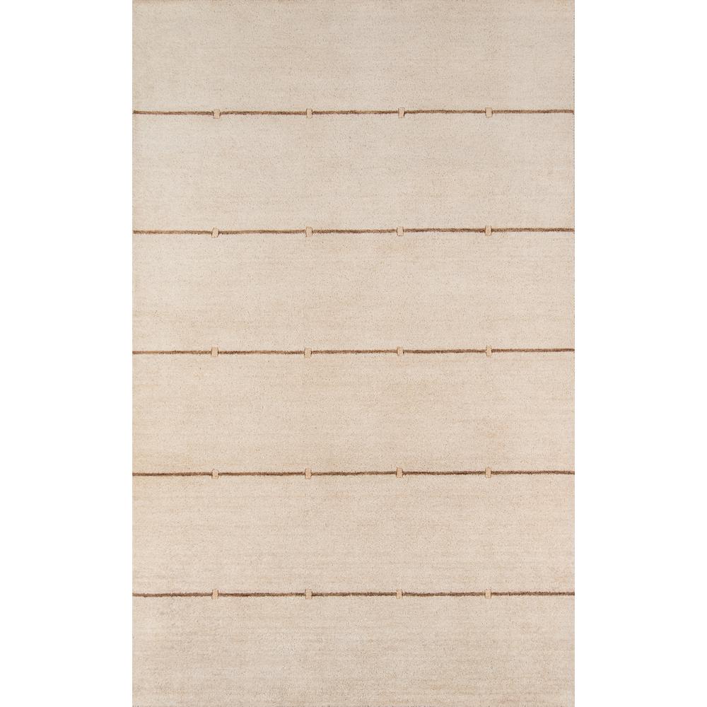 Contemporary Rectangle Area Rug, Sand, 3'6" X 5'6"