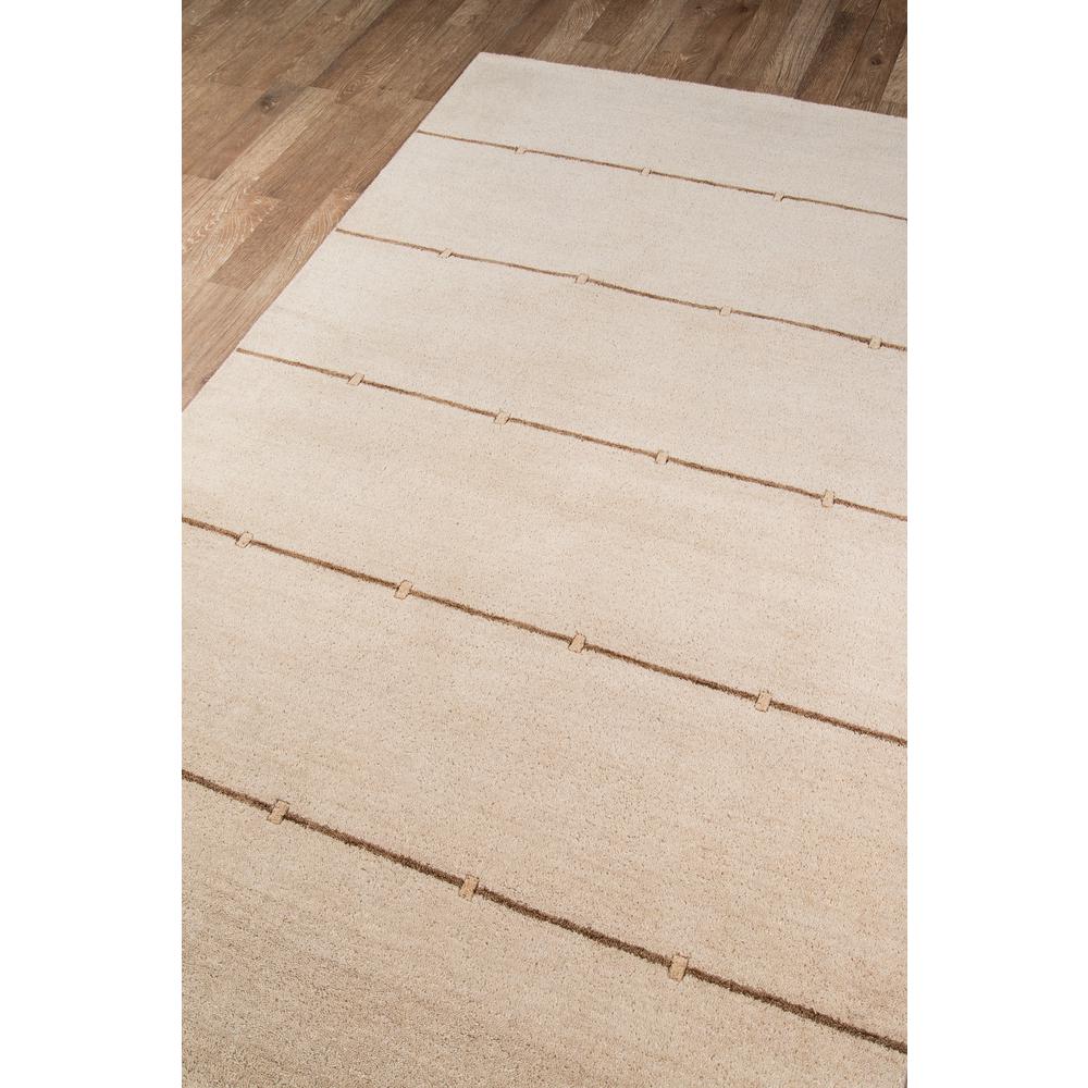 Contemporary Rectangle Area Rug, Sand, 3'6" X 5'6"