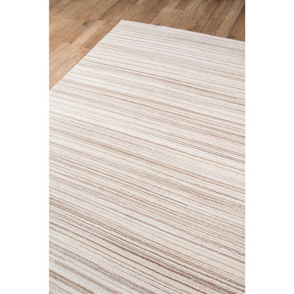 Contemporary Rectangle Area Rug, Beige, 3'6" X 5'6"