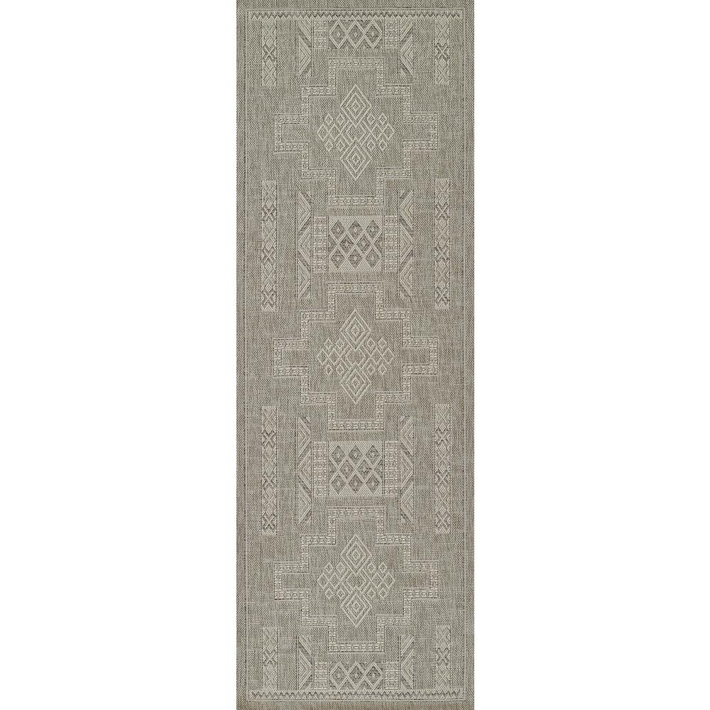 Transitional Rectangle Area Rug, Grey, 3'3" X 5'
