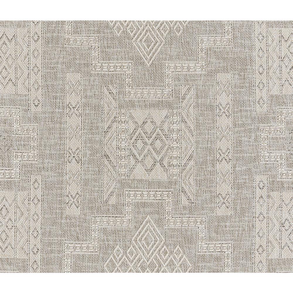 Transitional Rectangle Area Rug, Grey, 3'3" X 5'