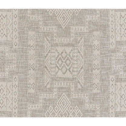 Transitional Rectangle Area Rug, Grey, 3'3" X 5'