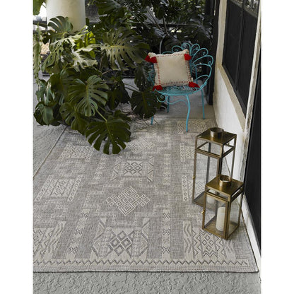Transitional Rectangle Area Rug, Grey, 3'3" X 5'