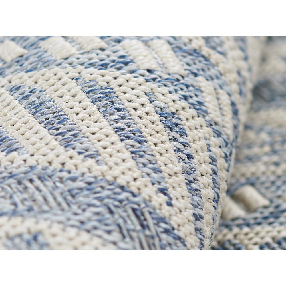 Transitional Rectangle Area Rug, Blue, 3'3" X 5'
