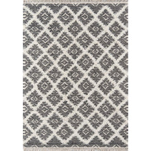 Contemporary Rectangle Area Rug, Black, 3' X 5'