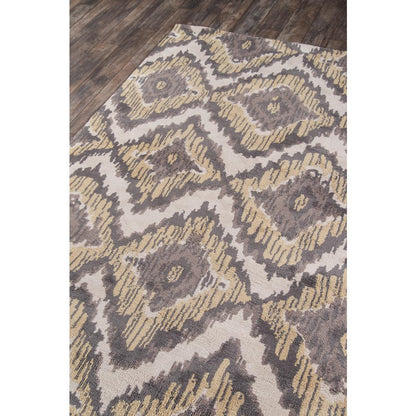 Transitional Round Area Rug, Grey, 4' X 4' Round