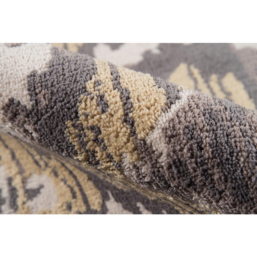 Transitional Round Area Rug, Grey, 4' X 4' Round