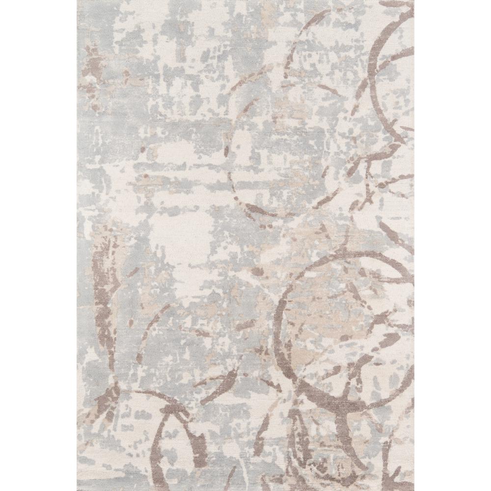 Casual Rectangle Area Rug, Beige, 3'6" X 5'6"