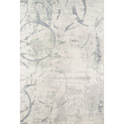 Casual Rectangle Area Rug, Grey, 3'6" X 5'6"