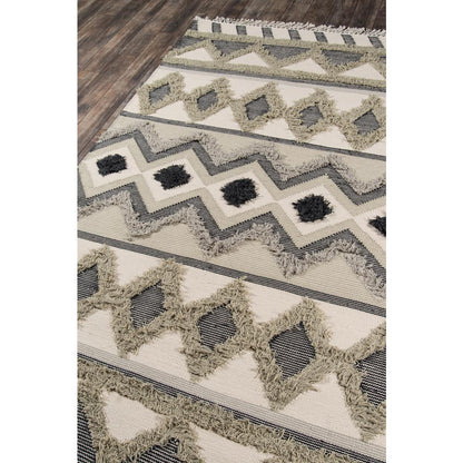 Contemporary Rectangle Area Rug, Sage, 3' X 5'