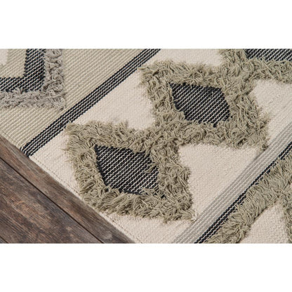 Contemporary Rectangle Area Rug, Sage, 3' X 5'