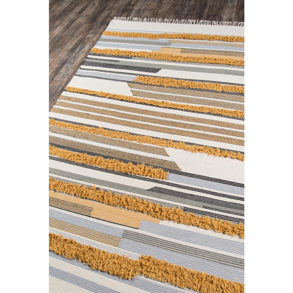 Contemporary Rectangle Area Rug, Mustard, 3' X 5'