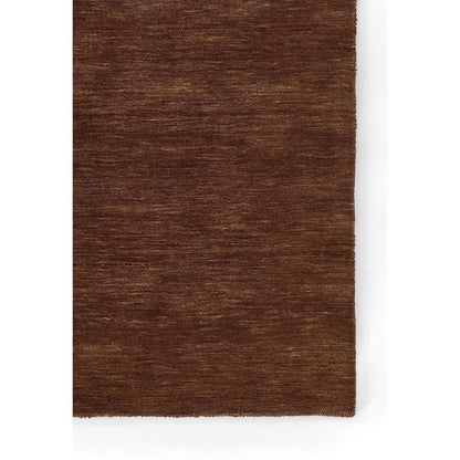 Contemporary Rectangle Area Rug, Copper, 8' X 10'